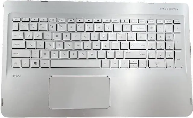 Alt view image 3 of 6 - Replacement Laptop Upper Case Palmrest Backlit Keyboard Assembly Part for for HP Envy 15-w113cl X360 M6 15-W105WM 15T-W200 15-W110NR 15 W M6-W 807526-001 Sliver