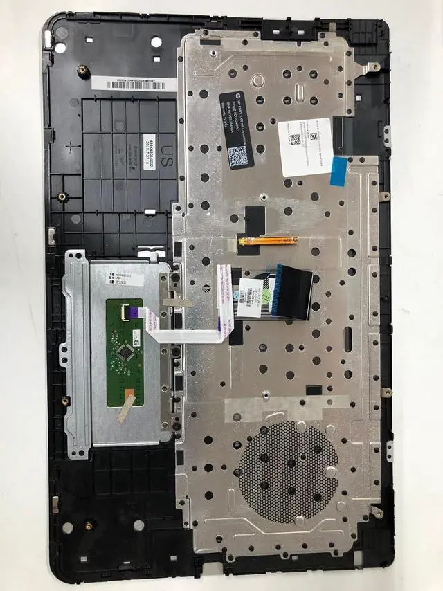 Alt view image 5 of 6 - Replacement Laptop Upper Case Palmrest Backlit Keyboard Assembly Part for for HP Envy 15-w113cl X360 M6 15-W105WM 15T-W200 15-W110NR 15 W M6-W 807526-001 Sliver