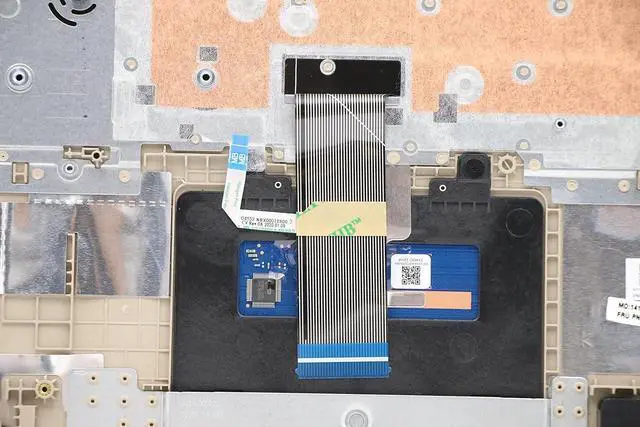 Alt view image 3 of 7 - Replacement for Lenovo IdeaPad 3 15IIL05 15IML05 15ADA05 Laptop Upper Case Palmrest Non-Backlit Keyaboard with Touchpad Assembly Part SBB0X77935 5CB0X57656 5CB1D03627 Gold