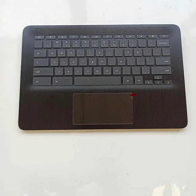 Alt view image 5 of 7 - Replacement Laptop Upper Case Palmrest Non-Keyboard Touchpad Assembly Part for HP Chromebook 14 G7 CB E 14 G7 M47207-001 Black