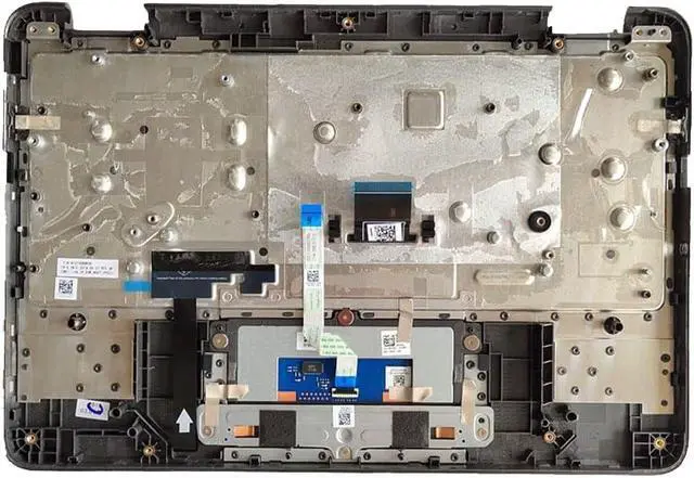Alt view image 2 of 6 - Replacement Laptop Upper Case Palmrest Keyboard Touchpad Assembly Part for Dell Chromebook 11 3100 0TK87M TK87M Black - OEM