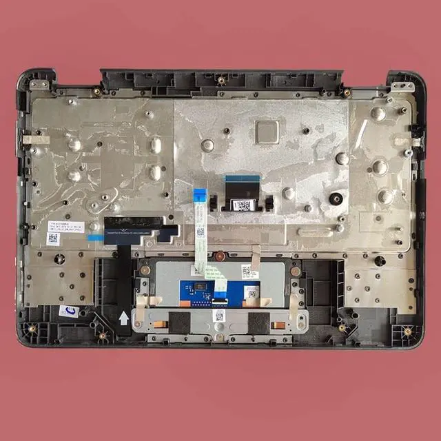 Alt view image 6 of 6 - Replacement Laptop Upper Case Palmrest Keyboard Touchpad Assembly Part for Dell Chromebook 11 3100 0TK87M TK87M Black - OEM