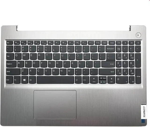 Main image of Replacement Laptop Upper Case Palmrest Non-Backlit Keyboard Touchpad Assembly Part for Lenovo IdeaPad 3 15IIL05 5ADA05 15IML05 5CB1D03689 Silver - OEM