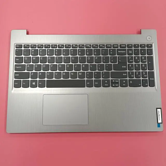 Alt view image 3 of 7 - Replacement Laptop Upper Case Palmrest Non-Backlit Keyboard Touchpad Assembly Part for Lenovo IdeaPad 3 15IIL05 5ADA05 15IML05 5CB1D03689 Silver - OEM