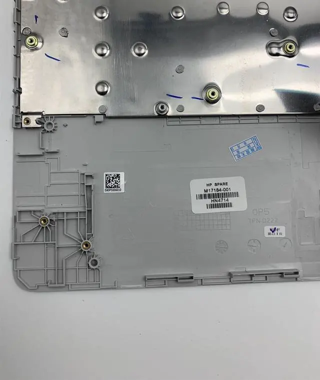 Alt view image 6 of 7 - Replacement for HP 15T-DY 15Z-EF 15-DY 17-CA1022CY 15-EF 15S-EQ 15S-FQ 15S-FR Laptop Upper Case Palmrest Non-Backlit Keyboard Touchpad Assembly Part No Finger Print Reader M17184-001