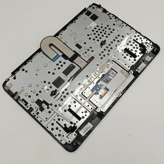 Alt view image 4 of 7 - Replacement Laptop Upper Case Palmrest Keyboard Touchpad Assembly Part for HP Chromebook 11 G9 EE M47382-001 Black - OEM