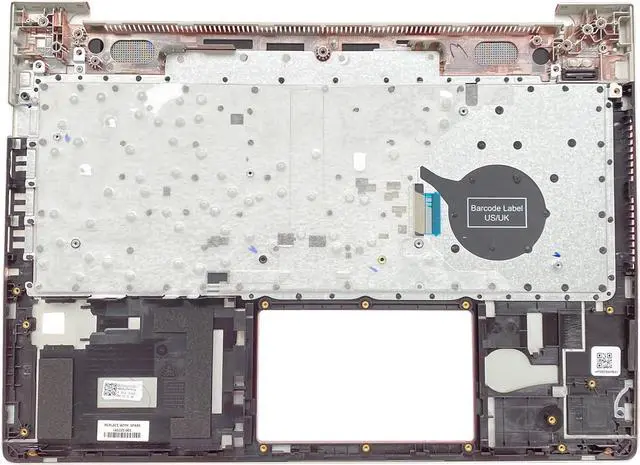 Alt view image 2 of 7 - Replacement Laptop Upper Case Palmrest Non-Backlit Keyboard Assembly Part for HP ProBook 440 G6 G7 PB 445R G6 K12 PB 445 G6 L44589-001 L65225-001 Sliver