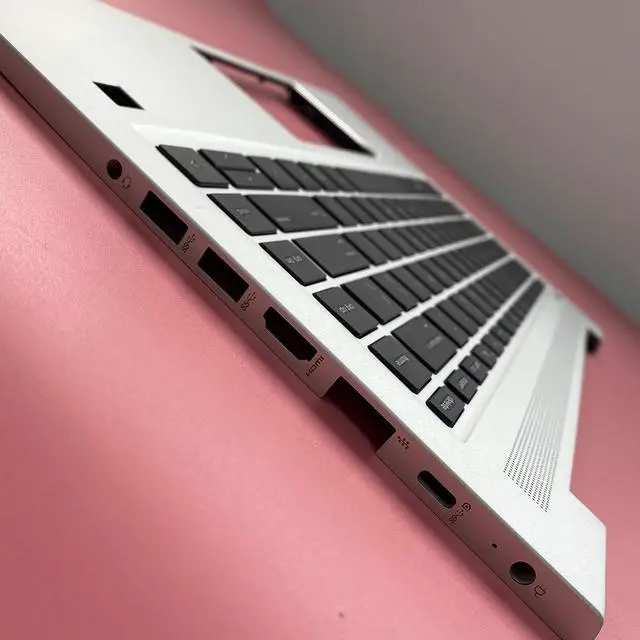 Alt view image 5 of 7 - Replacement Laptop Upper Case Palmrest Non-Backlit Keyboard Assembly Part for HP ProBook 440 G6 G7 PB 445R G6 K12 PB 445 G6 L44589-001 L65225-001 Sliver