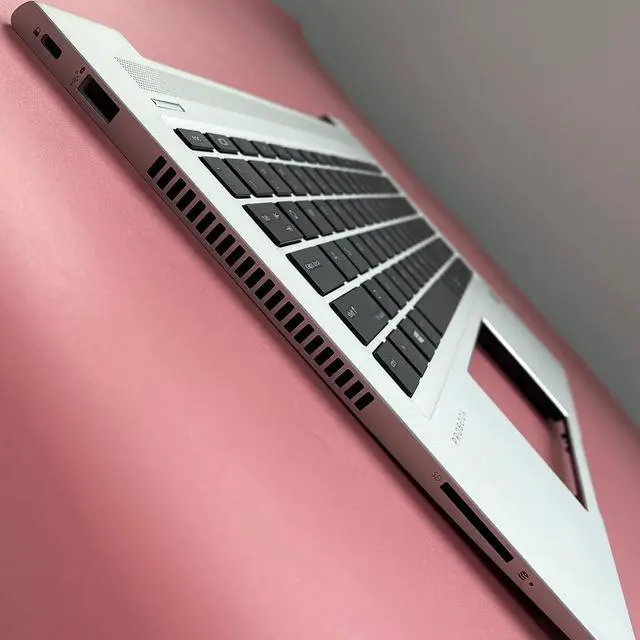 Alt view image 6 of 7 - Replacement Laptop Upper Case Palmrest Non-Backlit Keyboard Assembly Part for HP ProBook 440 G6 G7 PB 445R G6 K12 PB 445 G6 L44589-001 L65225-001 Sliver