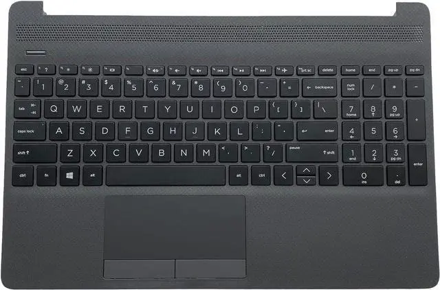 Main image of Replacement Laptop Upper Case Palmrest Non-Backlit Keyboard Touchpad Assembly Part for HP Probook 250 255 G8 G9 M31099-001 AP2H8000E60 Gray - OEM