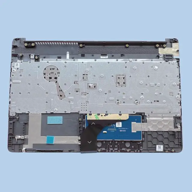 Alt view image 4 of 7 - Replacement Laptop Upper Case Palmrest Non-Backlit Keyboard Touchpad Assembly Part for HP Probook 250 255 G8 G9 M31099-001 AP2H8000E60 Gray - OEM