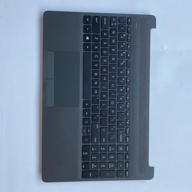Alt view image 3 of 7 - Replacement Laptop Upper Case Palmrest Non-Backlit Keyboard Touchpad Assembly Part for HP Probook 250 255 G8 G9 M31099-001 AP2H8000E60 Gray - OEM