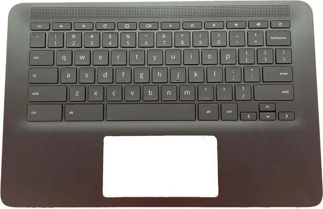 Main image of Replacement Laptop Upper Case Palmrest Backlit Keyboard Assembly Part for HP Chromebook 14 G6 CB14 G6 L90460-001 Black - OEM