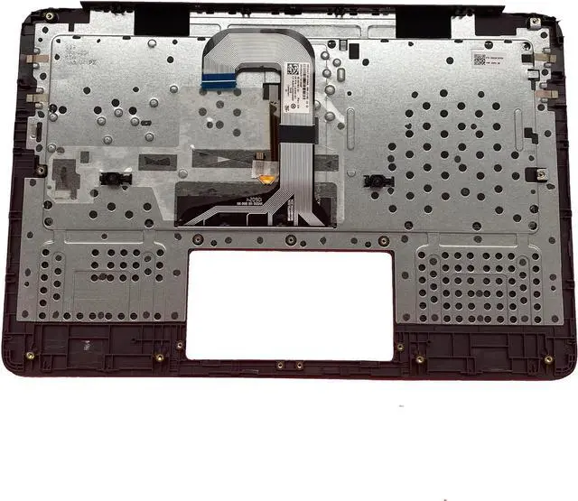 Alt view image 2 of 7 - Replacement Laptop Upper Case Palmrest Backlit Keyboard Assembly Part for HP Chromebook 14 G6 CB14 G6 L90460-001 Black - OEM