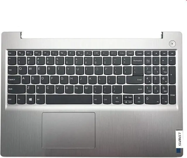 Main image of Replacement Laptop Upper Case Palmrest Keyboard Touchpad Assembly Part for Lenovo IdeaPad 3 15IIL05 5ADA05 15IML05 5CB1D03689 Silver - OEM