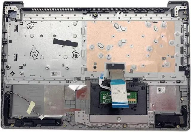 Alt view image 2 of 7 - Replacement Laptop Upper Case Palmrest Keyboard Touchpad Assembly Part for Lenovo IdeaPad 3 15IIL05 5ADA05 15IML05 5CB1D03689 Silver - OEM