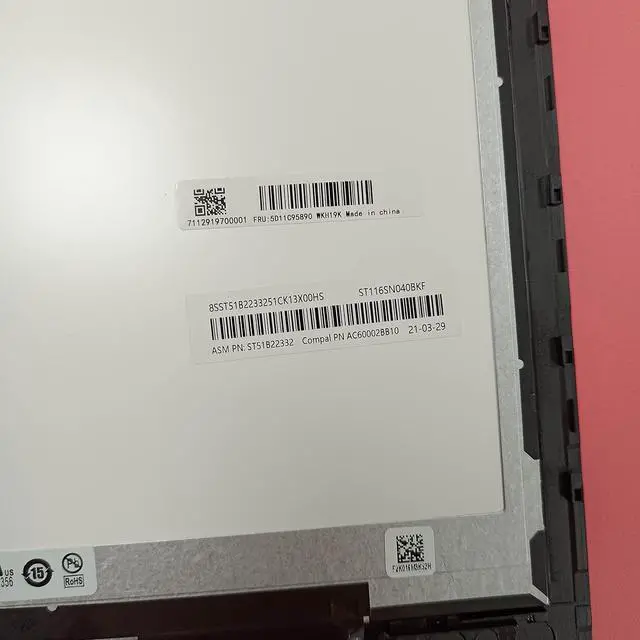 Alt view image 6 of 7 - Replacement LCD Touch Screen Digitizer Display Assembly with Bezel for Lenovo 300e Chromebook Gen 3 5D11C95890