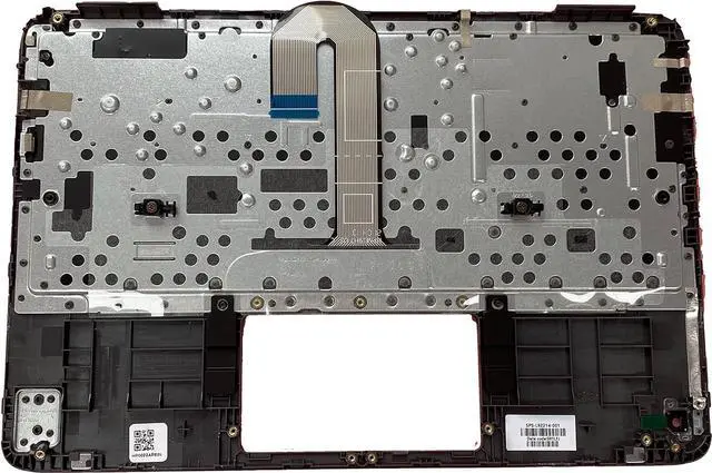 Alt view image 2 of 7 - Replacement Laptop Upper Case Palmrest Non-Backlit Keyboard with WFC Assembly Part for HP Chromebook X360 11 G3 EE CB x360 11 G3 L92215-001 Black