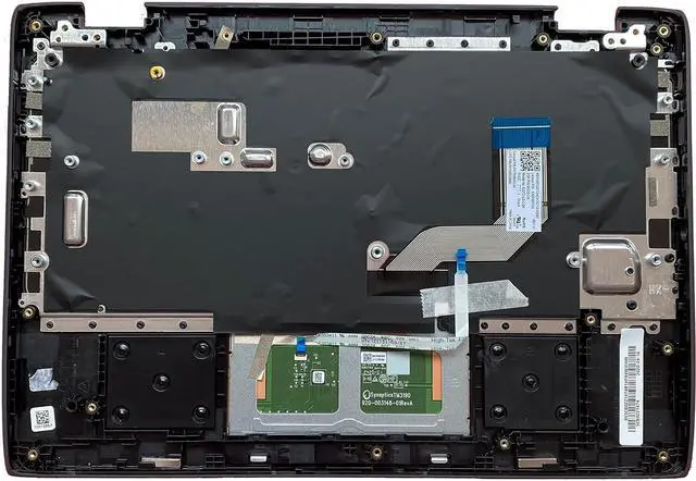 Alt view image 2 of 7 - Replacement Laptop Upper Case Palmrest Keyboard Assembly Part for Lenovo Chromebook 100E 2th AST 5CB0Z21474 Black - OEM