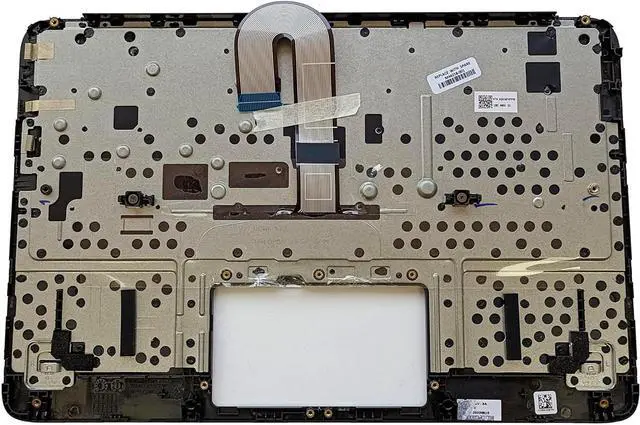 Alt view image 2 of 7 - Replacement Laptop Upper Case Palmrest Keyboard Assembly Part for HP Chromebook 11MK G9 EE M44258-001 Black - OEM