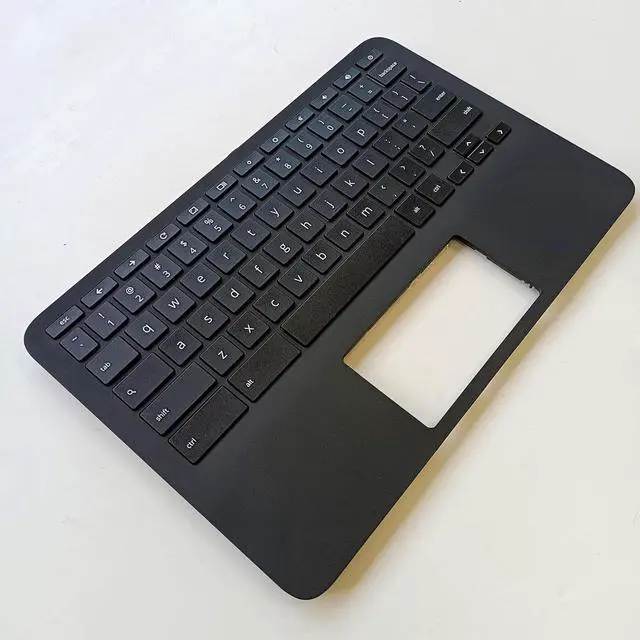 Alt view image 5 of 7 - Replacement Laptop Upper Case Palmrest Keyboard Assembly Part for HP Chromebook 11MK G9 EE M44258-001 Black - OEM