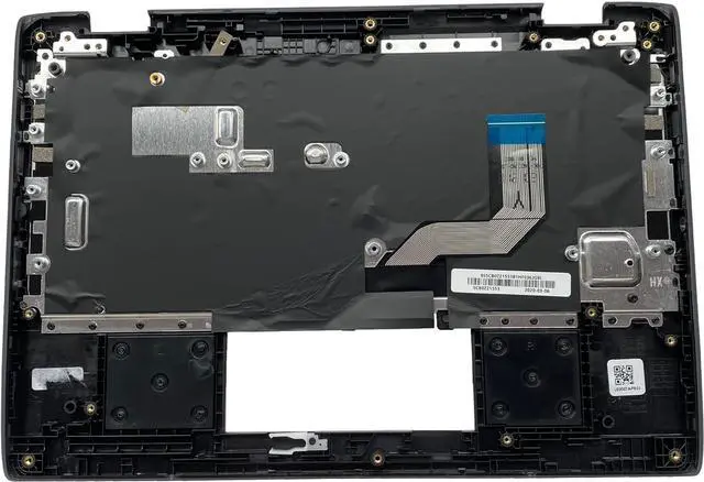 Alt view image 2 of 7 - Replacement Laptop Upper Case Palmrest Non-Backlit Keyboard Assembly Part for Lenovo 300E Chromebook 2nd Gen AST 82CE 5CB0Z21541 Black - OEM