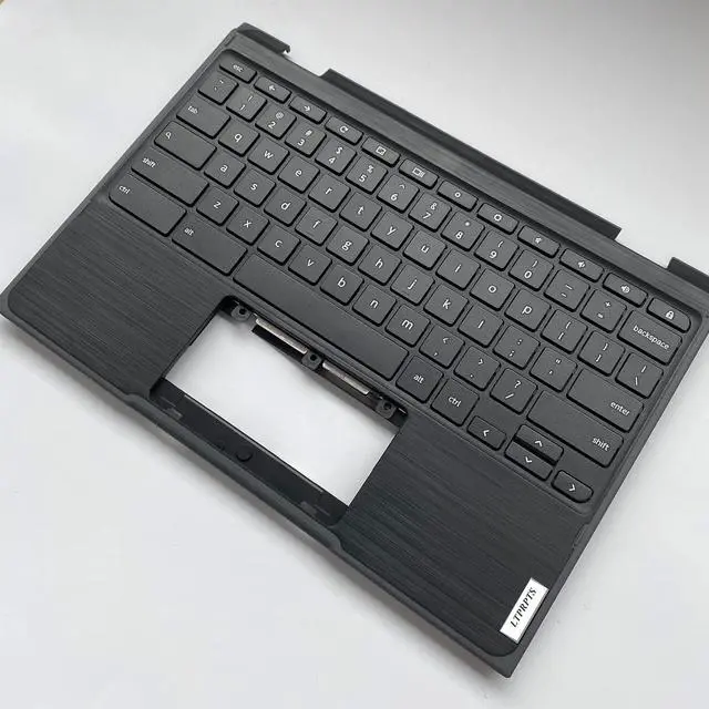 Alt view image 3 of 7 - Replacement Laptop Upper Case Palmrest Non-Backlit Keyboard Assembly Part for Lenovo 300E Chromebook 2nd Gen AST 82CE 5CB0Z21541 Black - OEM