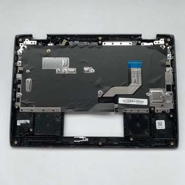 Alt view image 4 of 7 - Replacement Laptop Upper Case Palmrest Non-Backlit Keyboard Assembly Part for Lenovo 300E Chromebook 2nd Gen AST 82CE 5CB0Z21541 Black - OEM