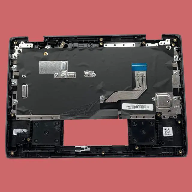 Alt view image 6 of 7 - Replacement Laptop Upper Case Palmrest Non-Backlit Keyboard Assembly Part for Lenovo 300E Chromebook 2nd Gen AST 82CE 5CB0Z21541 Black - OEM