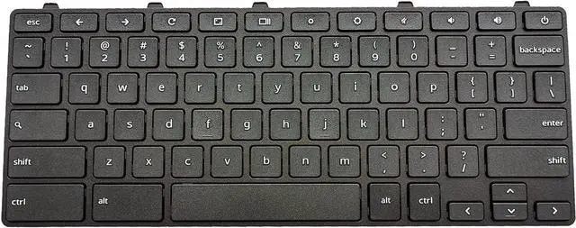 Main image of Replacement Laptop Non-Backlit Keyboard for Dell Chromebook 11 3180 3189 05XVF4 0HNXPM 5XVF4 HNXPM US Frame - OEM