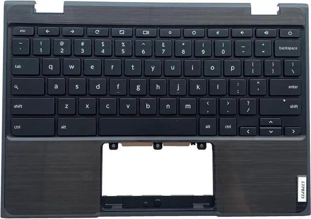 Main image of Replacement for Lenovo 100e Chromebook 2nd Gen 81MA Laptop Upper Case Palmrest Keyboard Assembly Part 5CB0T79741 Black - OEM