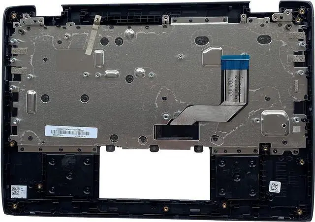 Alt view image 2 of 6 - Replacement for Lenovo 100e Chromebook 2nd Gen 81MA Laptop Upper Case Palmrest Keyboard Assembly Part 5CB0T79741 Black - OEM