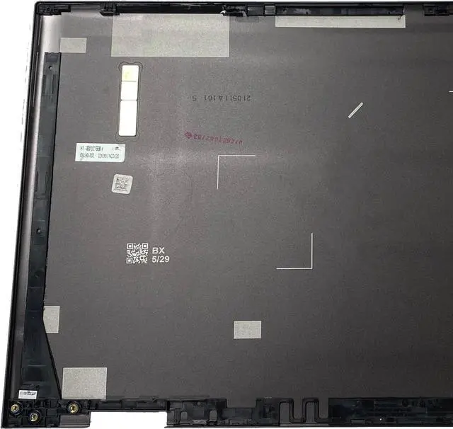 Alt view image 2 of 7 - Replacement Laptop LCD Cover Back Rear Top Lid for HP Envy X360 15 ES M45477-001 460.0MJ0F.0001 Gray