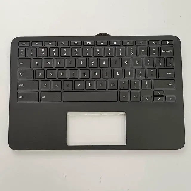 Alt view image 7 of 7 - Replacement for HP Chromebook 11 G9 EE M47382-001 Laptop Upper Case Palmrest Keyboard Assembly Part Black - OEM