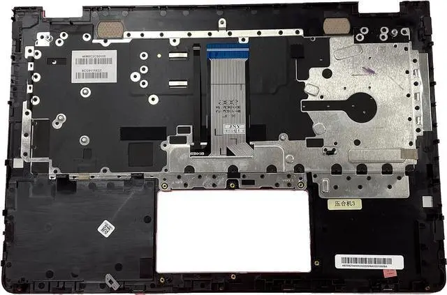 Alt view image 2 of 7 - Replacement Laptop Upper Case Palmrest Backlit Keyboard Assembly Part for HP Pavilion 14-BA 14T-BA 924115-001 Sliver - OEM