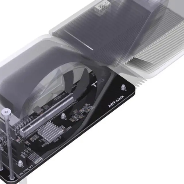 Alt view image 6 of 7 - JMT ADT-UT3G USB4.0 Docking Station 64G PCIe4.0x4 to Laptop Graphics Card External Conversion Adapter Compatible with Thunderbolt 3 4