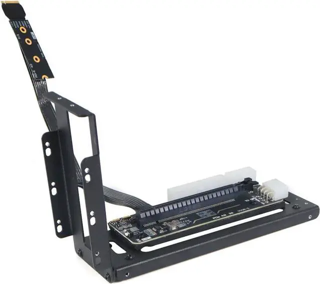 Alt view image 3 of 7 - R43SG GEN4 M.2 M-Key to PCIE X16 4.0 External Graphics Card Stand Bracket Compatible with NVME SSD NUC Host Expansion Card Graphics Dock (50cm)