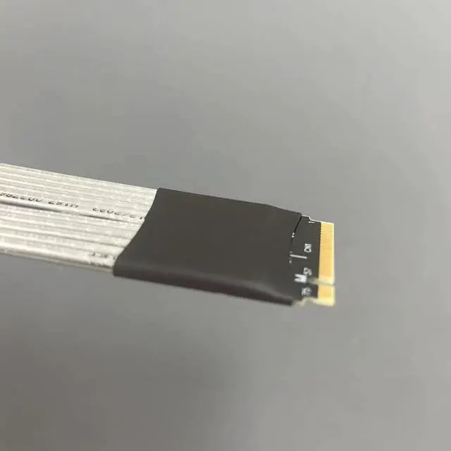 Alt view image 5 of 7 - M.2 NGFF NVMe to PCIE x16 Extension Cable 64G/BPS for STX Motherboard Graphics Card M.2(Ultra SSD, M-Key) NVMe Slot Extension (25cm,K43SP)