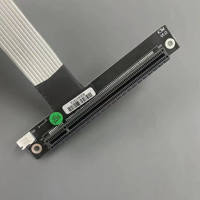 Alt view image 5 of 7 - M.2 NGFF NVMe to PCIE x16 Extension Cable 64G/BPS for STX Motherboard Graphics Card M.2(Ultra SSD, M-Key) NVMe Slot Extension (15cm,K43SP)