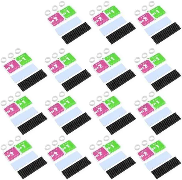 Main image of 2/4/15pcs M.2 Solid State Hard Disk Heat Sink Aluminum for NGFF NVME PCIE 2280 SSD Solid State Drive (15pcs-Black)