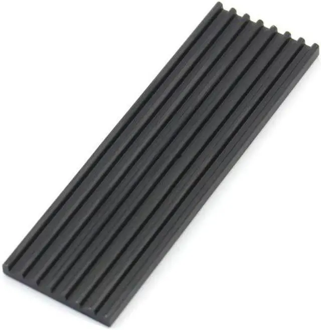 Alt view image 2 of 6 - 2/4/15pcs M.2 Solid State Hard Disk Heat Sink Aluminum for NGFF NVME PCIE 2280 SSD Solid State Drive (4pcs-Black)