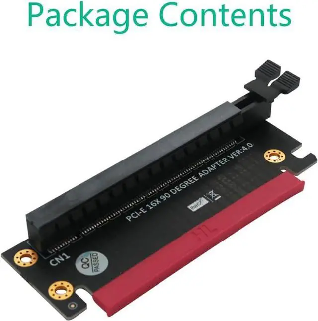 Alt view image 7 of 7 - PCI-Express 3.0/4.0 16x Riser Card 90 Degree High Speed Riser Card for 1U / 2U Server Case (PCI-E 4.0 for 1/2U)