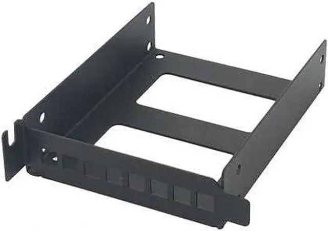 Alt view image 2 of 5 - Metal PCI Slot 2.5inch IDE/SATA/SSD/HDD Mounting Bracket Rear Panel Mount Bracket Hard Drive Adapter Tray Caddy with Sata Data Cable (Half Height Bracket)