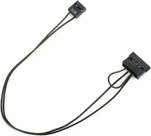 Alt view image 5 of 6 - 9 Pin USB Adapter to SATA SDD 2.5 Inch SDD Power Supply Cable for ITX Motherboard Main Board Notebook