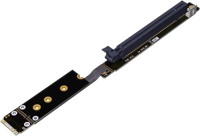 Main image of M.2 NVMe to PCIe x16 Graphics Card Extension Cable PCIe 3.0 Non-USB M2 to x1 A Card N Card R43SD-WK for B-T-C Mining GPU PCIe Extension (25cm)