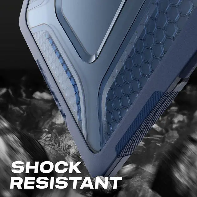 Alt view image 5 of 7 - MBook Air 13.6 inch Case (2022)[A2681 M2], Shock-Absorbing Protection Case with Folding Stand &Mouse Pad/Bag for MBook Air 13.6\u201d (Black)
