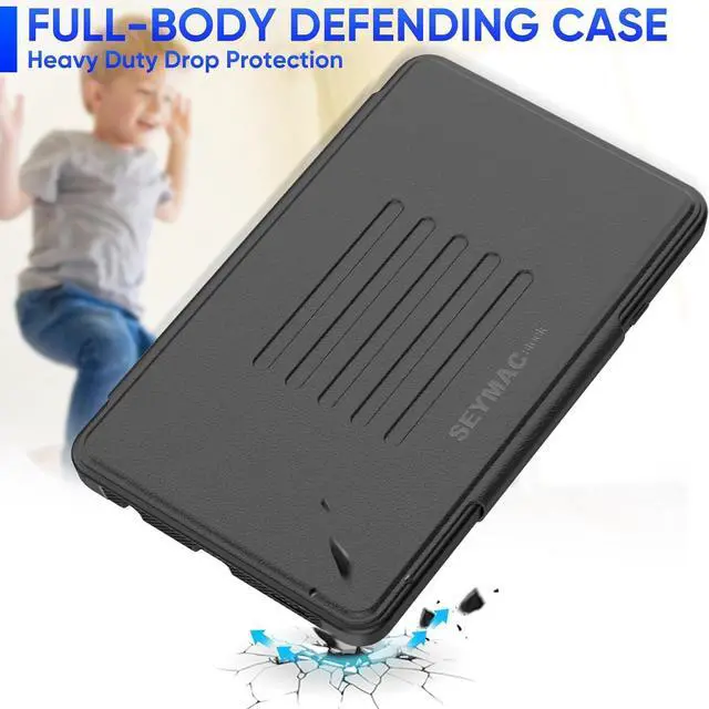 Alt view image 7 of 7 - for Galaxy Tab A9 5G Tablet Case 8.7'', Smart Auto Sleep Cover with Magnetic Multi-Angles Stand, Card Slot for Galaxy Tab A9 8.7'' SM-X110/X115/X117 (Black)