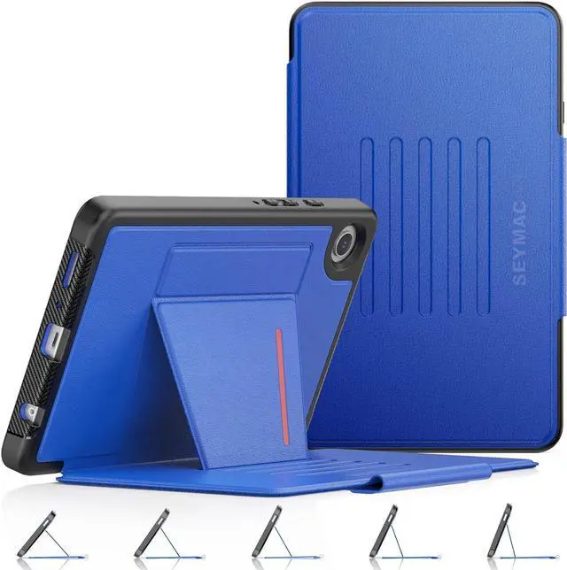 Main image of for Galaxy Tab A9 5G Tablet Case 8.7'', Smart Auto Sleep Cover with Magnetic Multi-Angles Stand, Card Slot for Galaxy Tab A9 8.7'' SM-X110/X115/X117 (Blue)