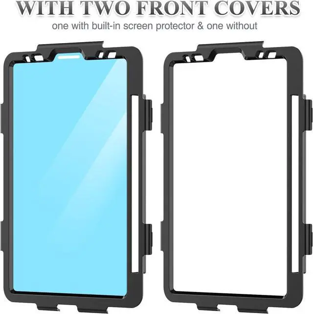 Alt view image 7 of 7 - Pad Air 5th/4th Generation/Pro 11 (4th/3rd/2nd) Case, Full-Body Drop Protection Case with Meshdesign Screen Protector Pen Holder [360° Rotate Hand Strap/Stand] (Black)