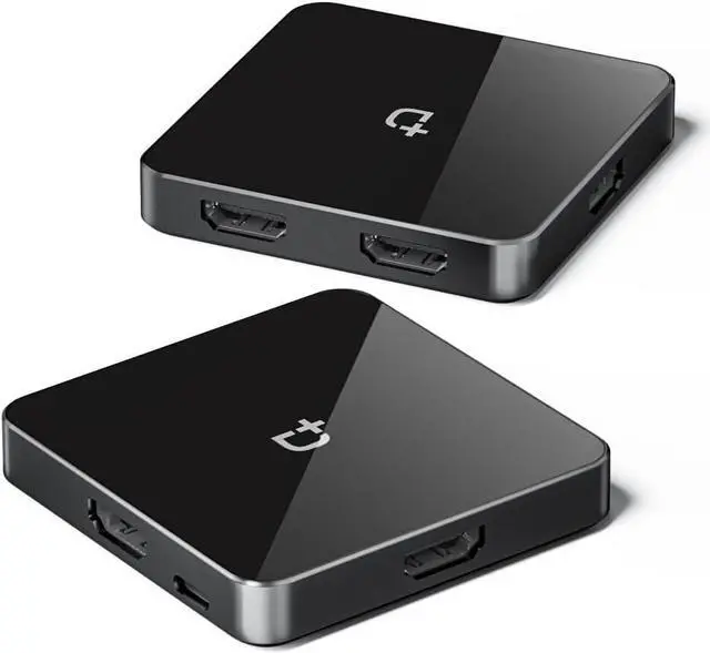 Main image of 4K 1in 4 Out HDMI Splitter, 1 Port to 4 HDMI Display Duplicate/Mirror, Powered HDMI Video Splitter with USB C, Duplicate/Mirror Screen Monitor